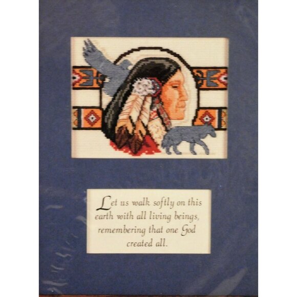 Dimensions Other - Dimensions Treasured Thoughts God Created All Counted Cross Stitch Kit 72520 NEW